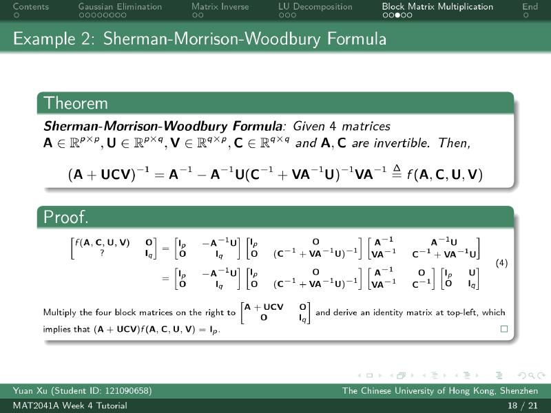 Featured image of post Linear Algebra - Punching Hole Technique on Matrices